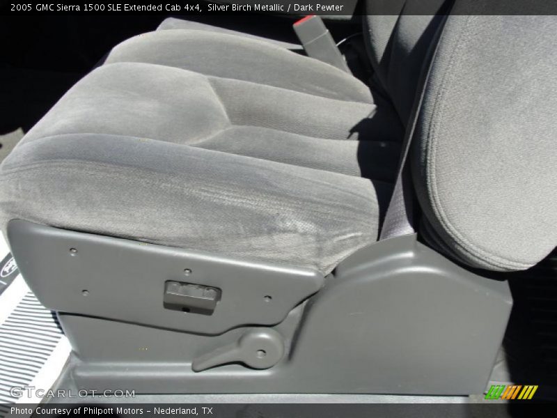 Silver Birch Metallic / Dark Pewter 2005 GMC Sierra 1500 SLE Extended Cab 4x4