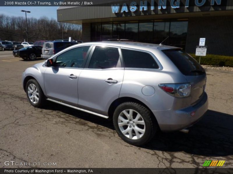 Icy Blue Metallic / Black 2008 Mazda CX-7 Touring