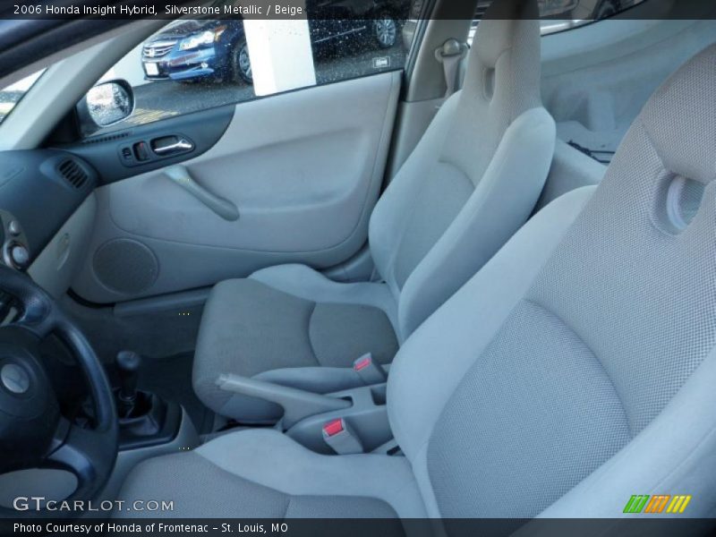  2006 Insight Hybrid Beige Interior