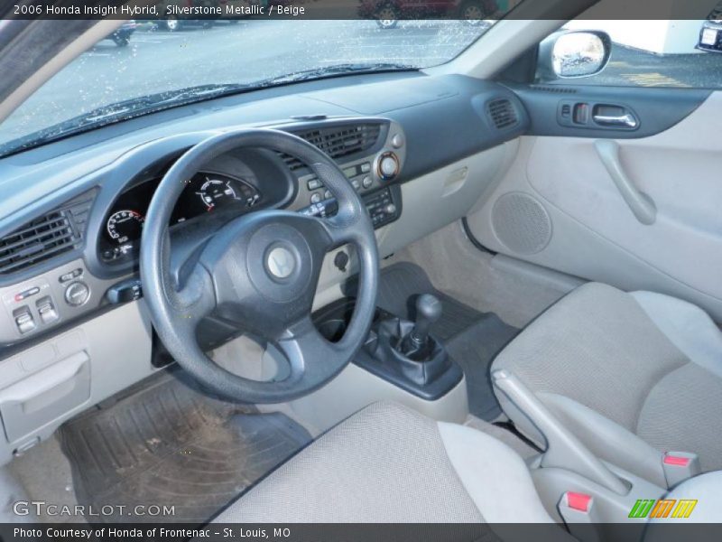 Beige Interior - 2006 Insight Hybrid 