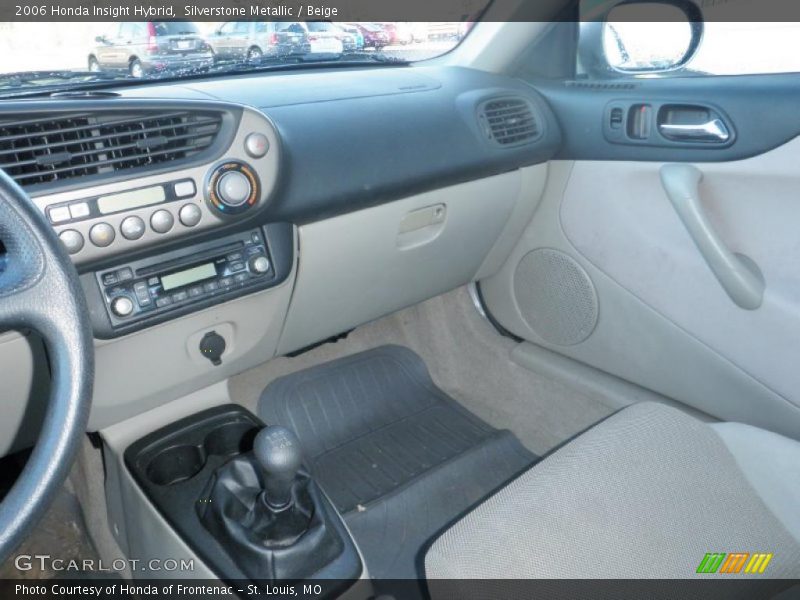  2006 Insight Hybrid Beige Interior