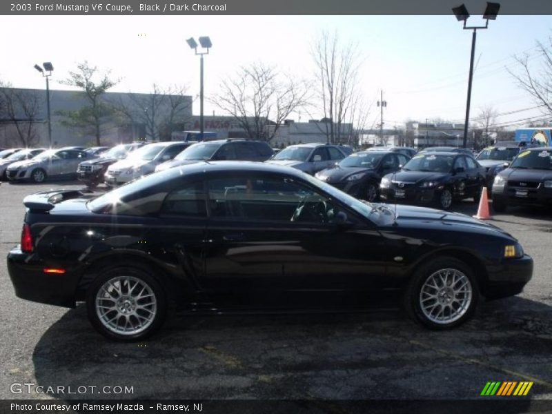 Black / Dark Charcoal 2003 Ford Mustang V6 Coupe