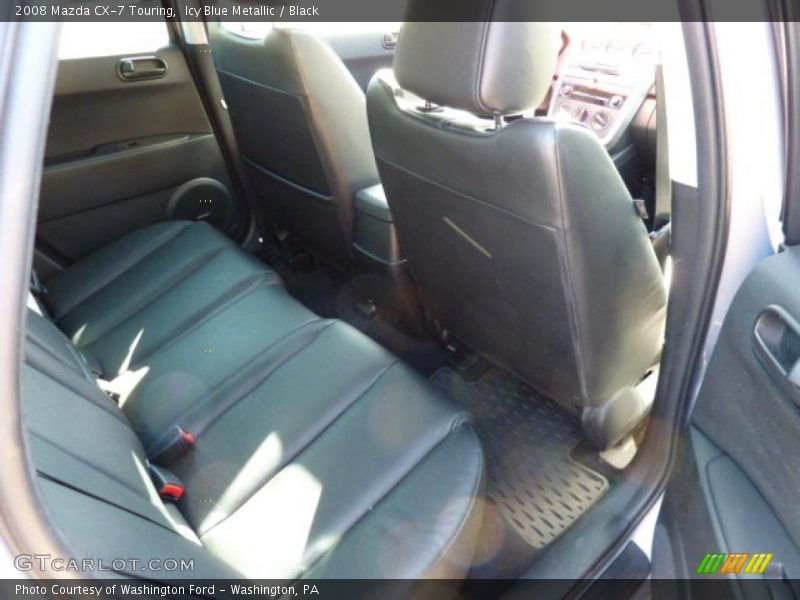 Icy Blue Metallic / Black 2008 Mazda CX-7 Touring