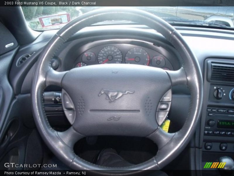 Black / Dark Charcoal 2003 Ford Mustang V6 Coupe