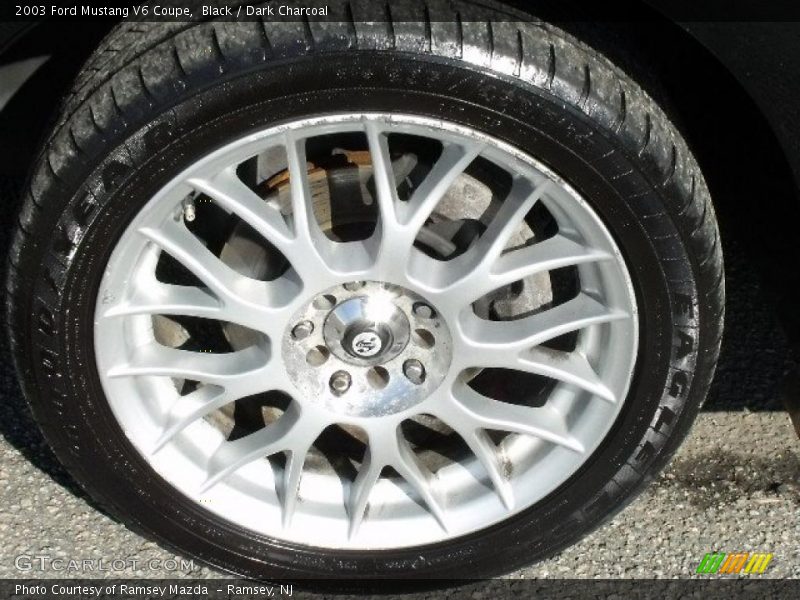 Custom Wheels of 2003 Mustang V6 Coupe