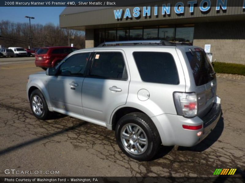 Silver Metallic / Black 2008 Mercury Mariner V6 Premier 4WD