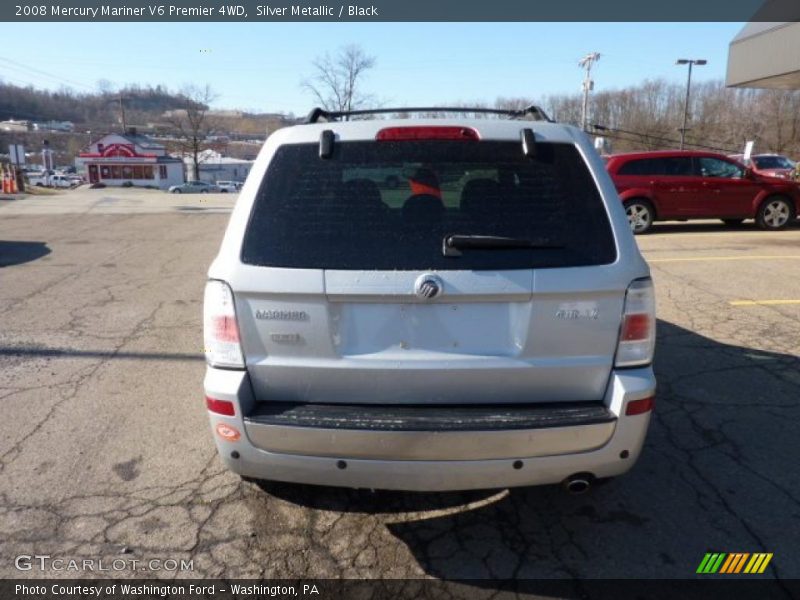 Silver Metallic / Black 2008 Mercury Mariner V6 Premier 4WD