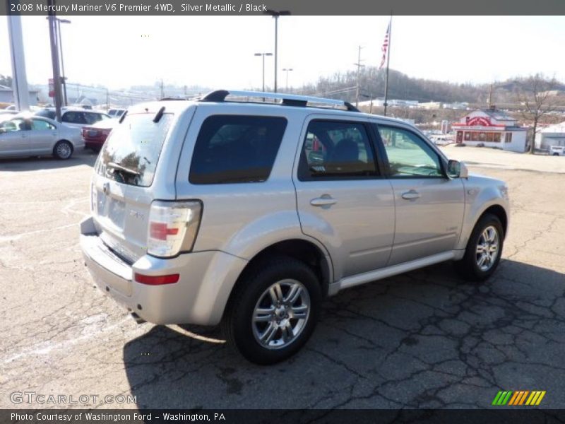 Silver Metallic / Black 2008 Mercury Mariner V6 Premier 4WD