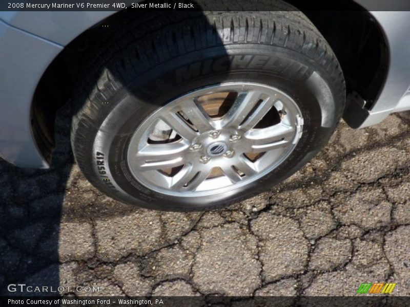 Silver Metallic / Black 2008 Mercury Mariner V6 Premier 4WD