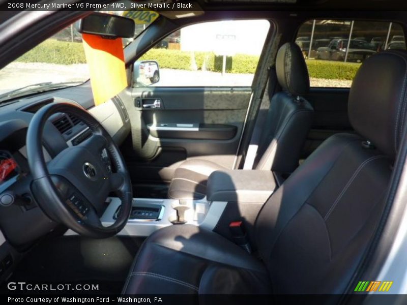 Silver Metallic / Black 2008 Mercury Mariner V6 Premier 4WD