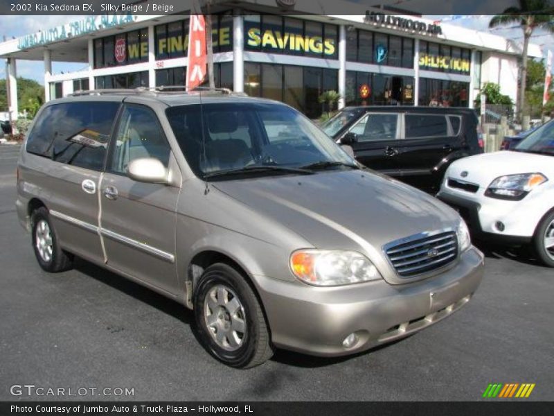 Silky Beige / Beige 2002 Kia Sedona EX