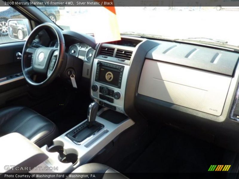 Silver Metallic / Black 2008 Mercury Mariner V6 Premier 4WD
