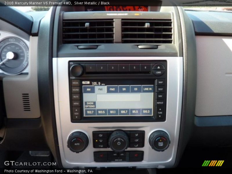 Silver Metallic / Black 2008 Mercury Mariner V6 Premier 4WD