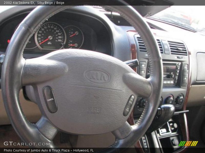 Silky Beige / Beige 2002 Kia Sedona EX