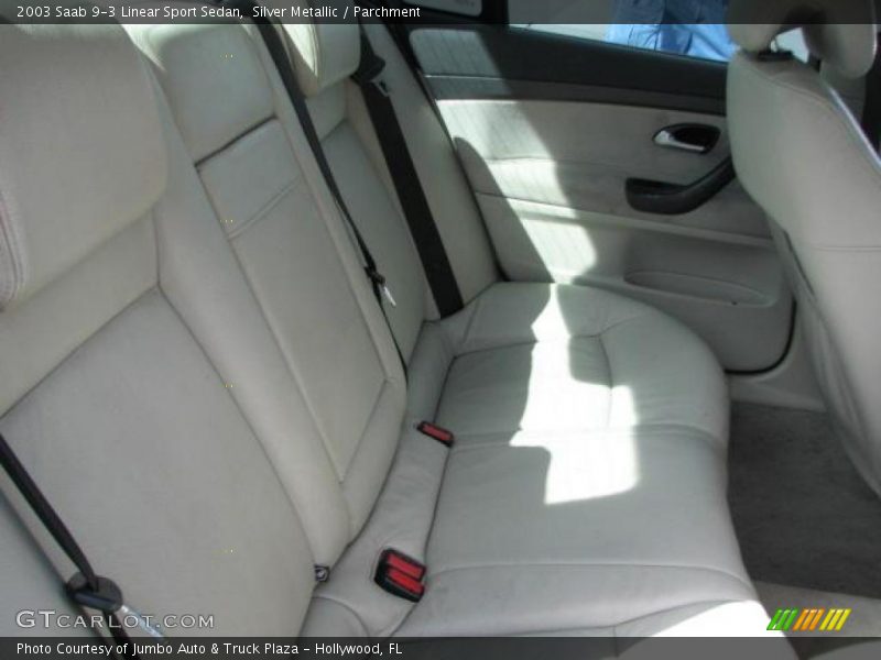 Silver Metallic / Parchment 2003 Saab 9-3 Linear Sport Sedan
