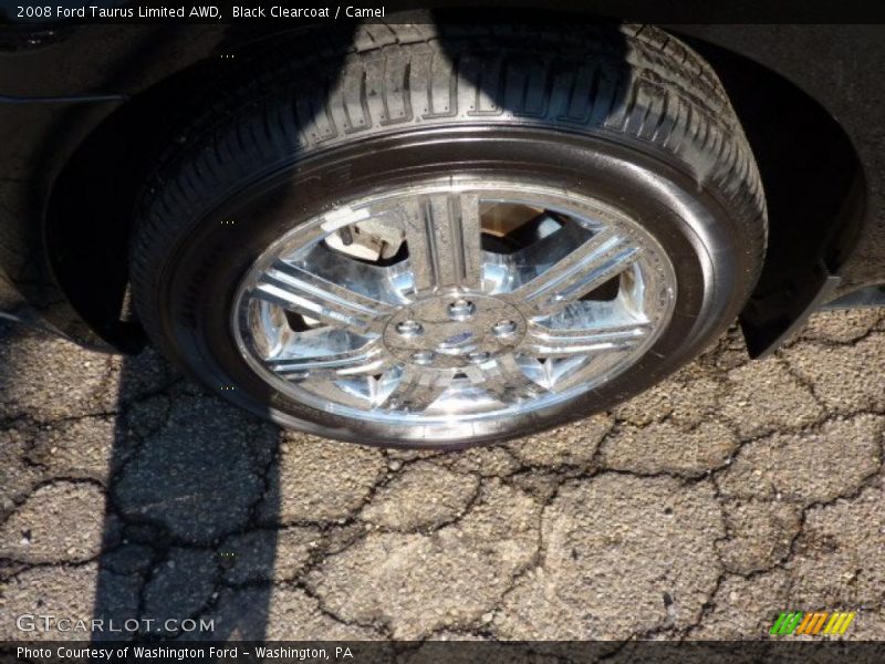 Black Clearcoat / Camel 2008 Ford Taurus Limited AWD