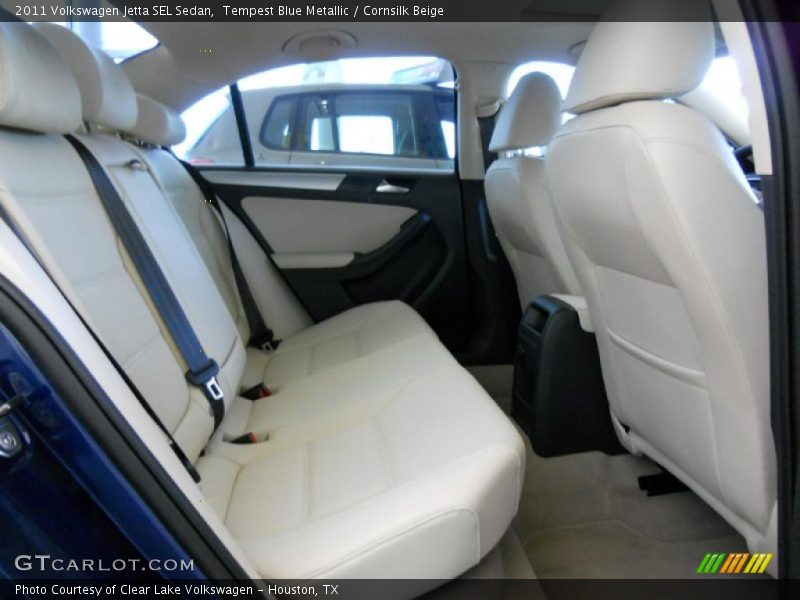 Tempest Blue Metallic / Cornsilk Beige 2011 Volkswagen Jetta SEL Sedan