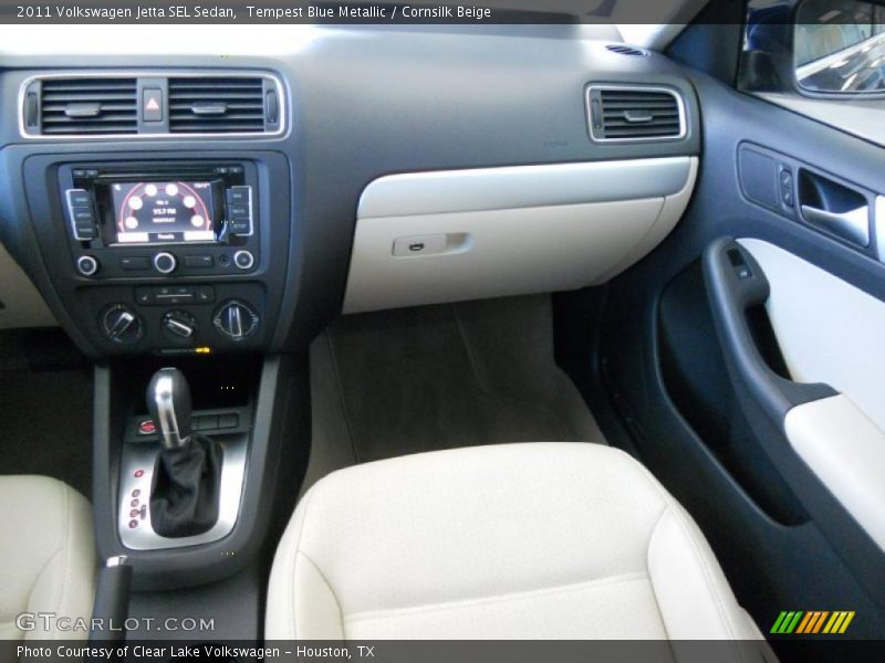 Tempest Blue Metallic / Cornsilk Beige 2011 Volkswagen Jetta SEL Sedan