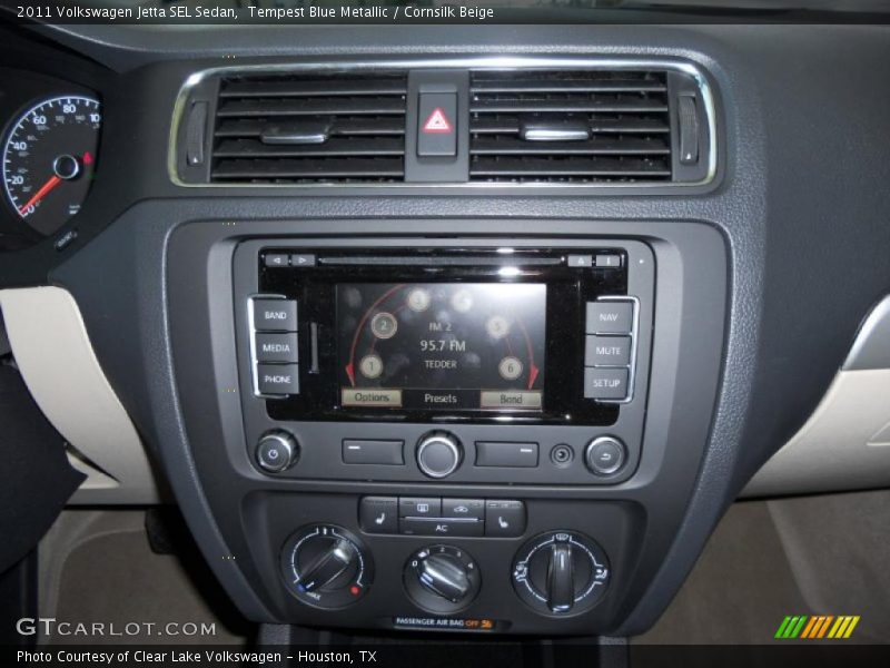 Tempest Blue Metallic / Cornsilk Beige 2011 Volkswagen Jetta SEL Sedan