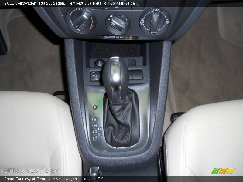 Tempest Blue Metallic / Cornsilk Beige 2011 Volkswagen Jetta SEL Sedan