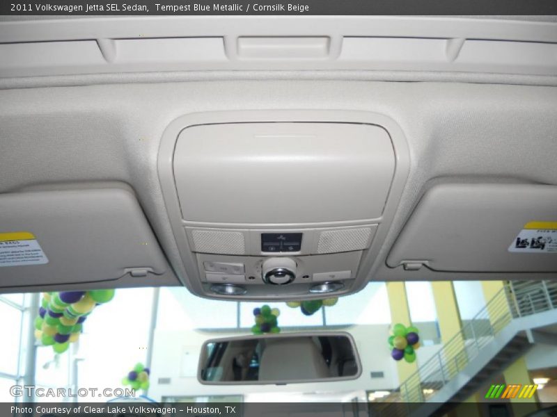 Tempest Blue Metallic / Cornsilk Beige 2011 Volkswagen Jetta SEL Sedan