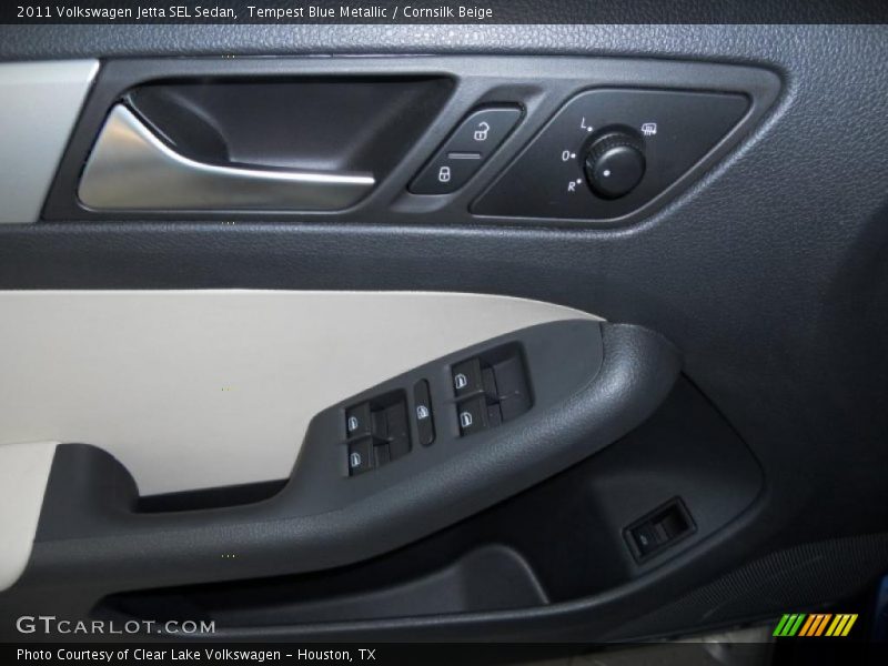 Tempest Blue Metallic / Cornsilk Beige 2011 Volkswagen Jetta SEL Sedan