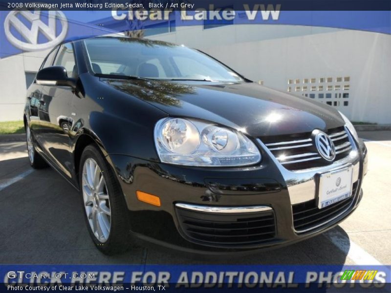Black / Art Grey 2008 Volkswagen Jetta Wolfsburg Edition Sedan