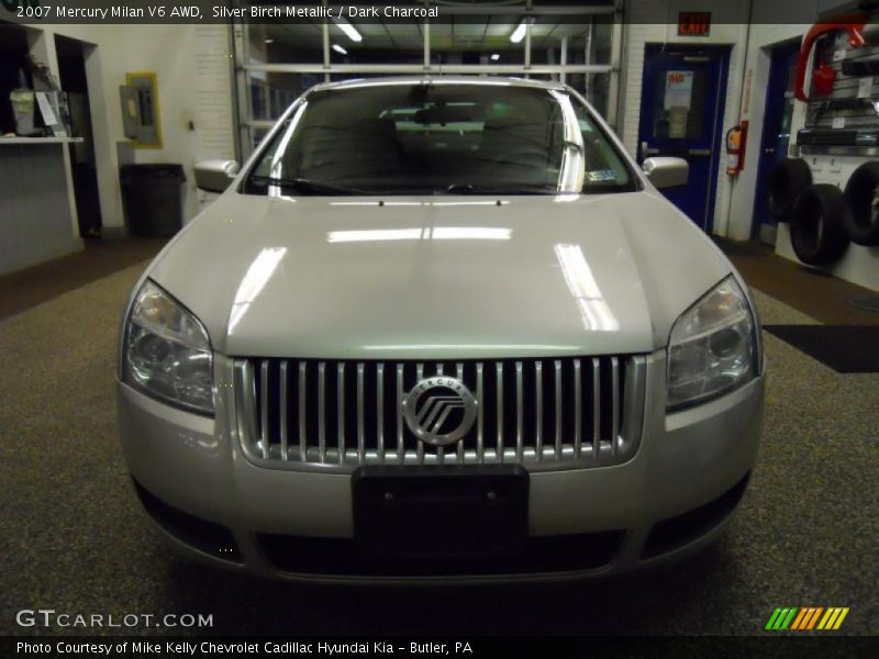Silver Birch Metallic / Dark Charcoal 2007 Mercury Milan V6 AWD