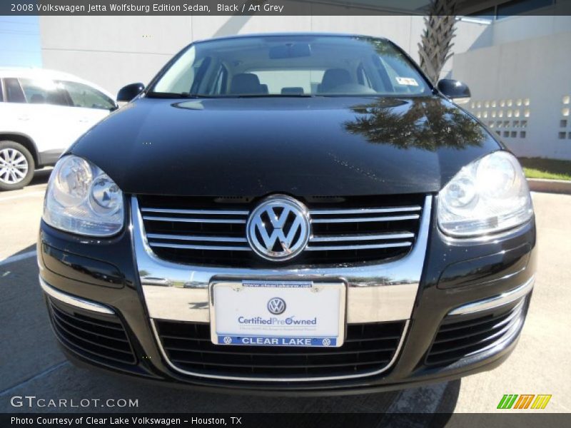 Black / Art Grey 2008 Volkswagen Jetta Wolfsburg Edition Sedan