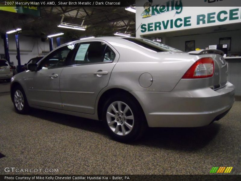 Silver Birch Metallic / Dark Charcoal 2007 Mercury Milan V6 AWD