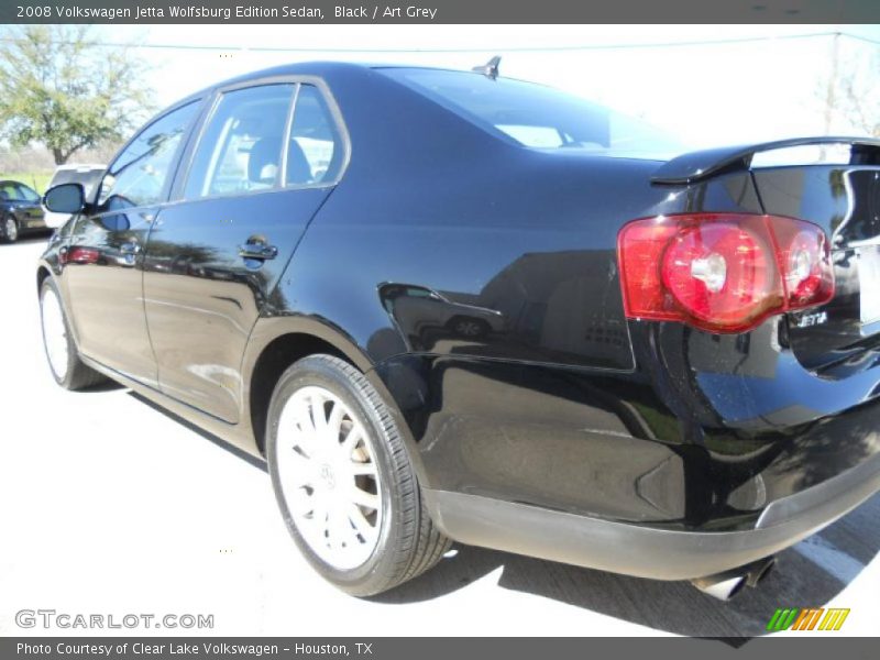 Black / Art Grey 2008 Volkswagen Jetta Wolfsburg Edition Sedan