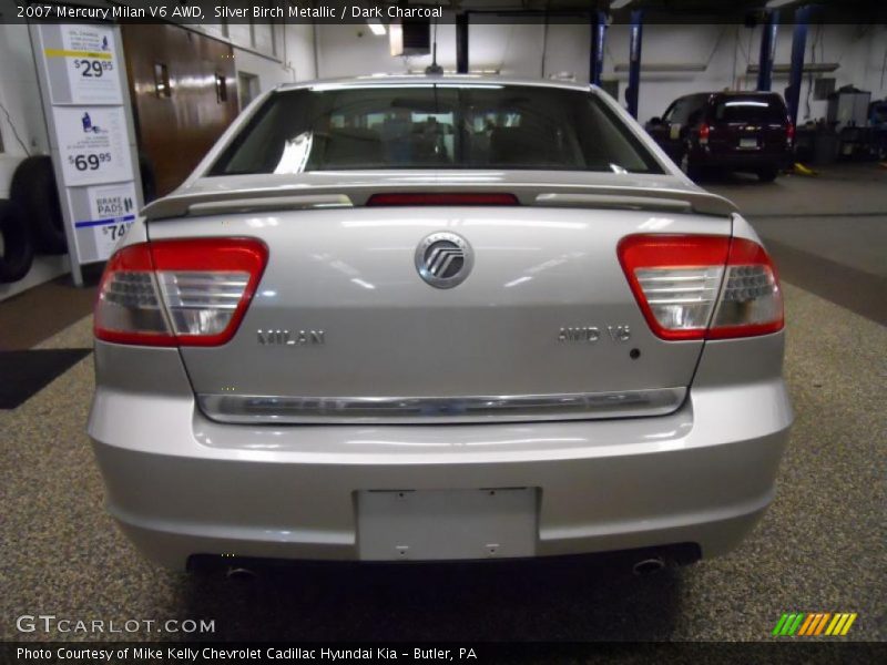 Silver Birch Metallic / Dark Charcoal 2007 Mercury Milan V6 AWD