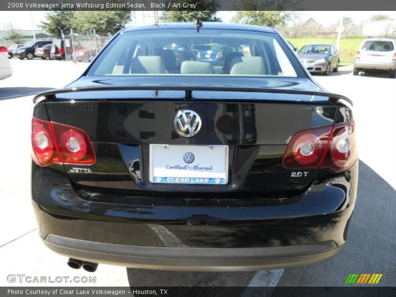 Black / Art Grey 2008 Volkswagen Jetta Wolfsburg Edition Sedan