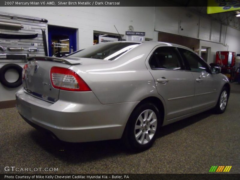 Silver Birch Metallic / Dark Charcoal 2007 Mercury Milan V6 AWD