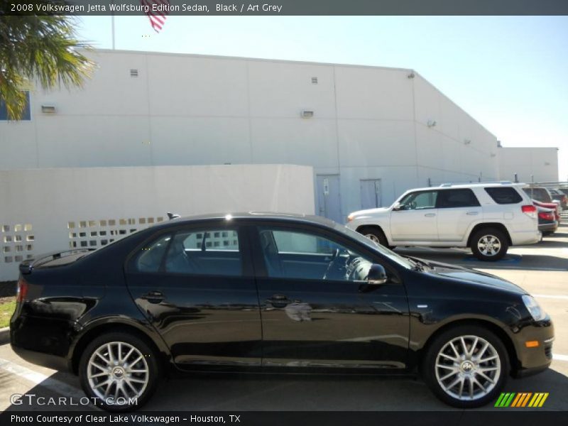 Black / Art Grey 2008 Volkswagen Jetta Wolfsburg Edition Sedan