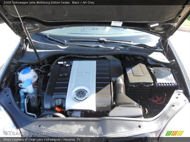 Black / Art Grey 2008 Volkswagen Jetta Wolfsburg Edition Sedan