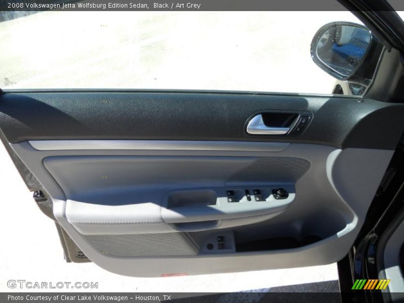 Black / Art Grey 2008 Volkswagen Jetta Wolfsburg Edition Sedan