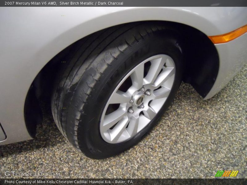 Silver Birch Metallic / Dark Charcoal 2007 Mercury Milan V6 AWD