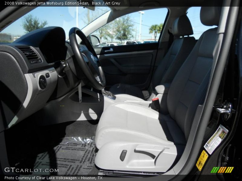 Black / Art Grey 2008 Volkswagen Jetta Wolfsburg Edition Sedan