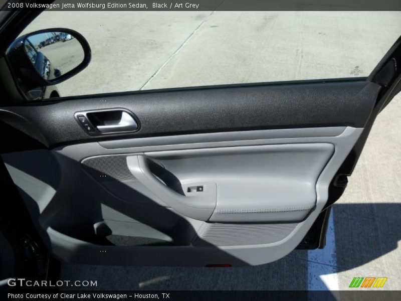 Black / Art Grey 2008 Volkswagen Jetta Wolfsburg Edition Sedan