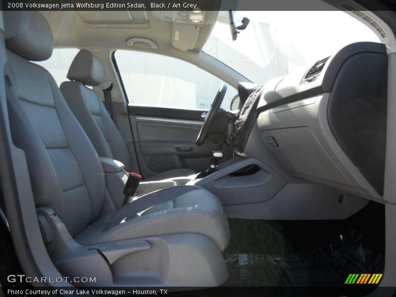 Black / Art Grey 2008 Volkswagen Jetta Wolfsburg Edition Sedan
