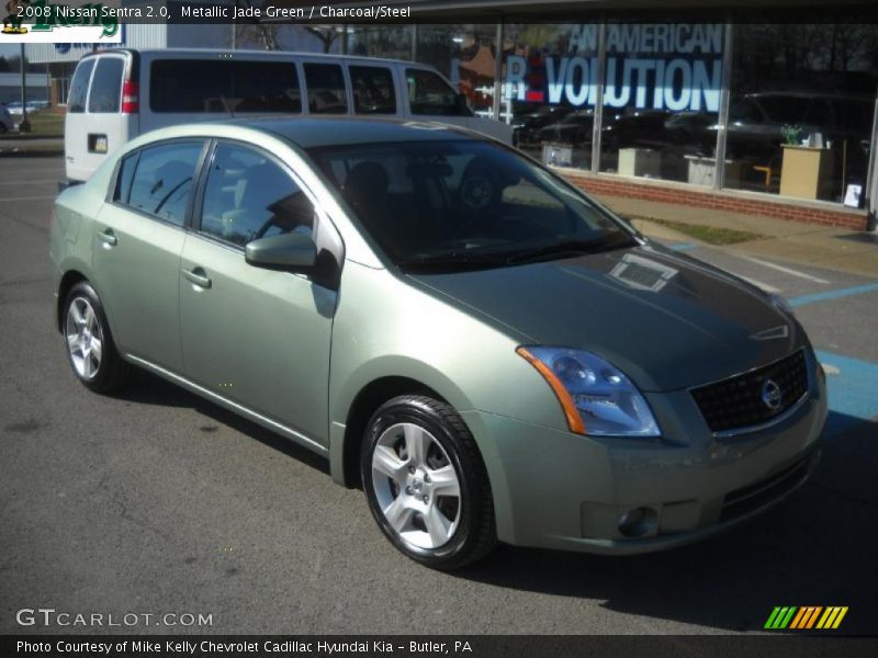 Metallic Jade Green / Charcoal/Steel 2008 Nissan Sentra 2.0