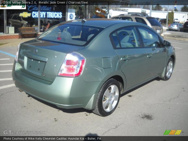 Metallic Jade Green / Charcoal/Steel 2008 Nissan Sentra 2.0