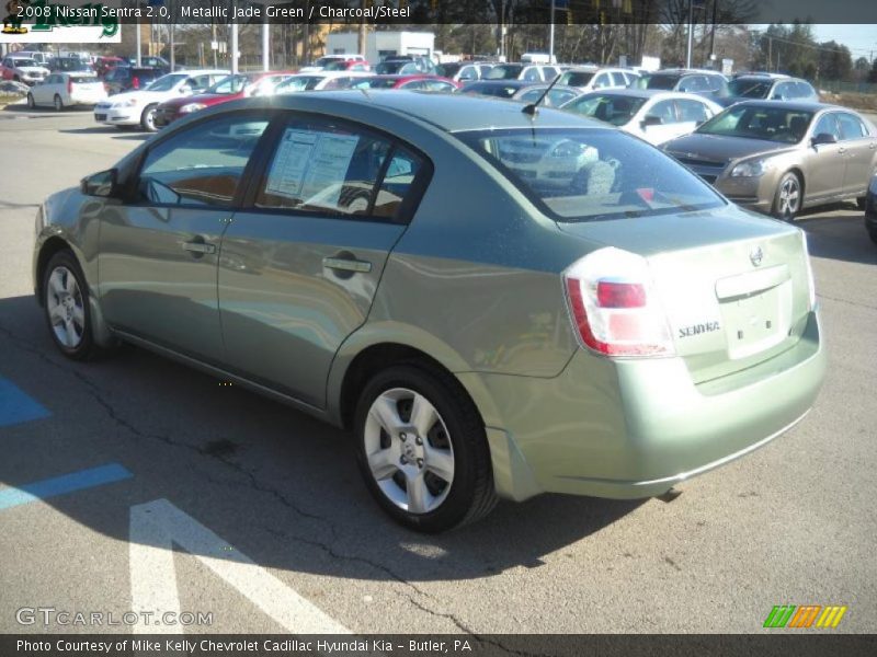 Metallic Jade Green / Charcoal/Steel 2008 Nissan Sentra 2.0