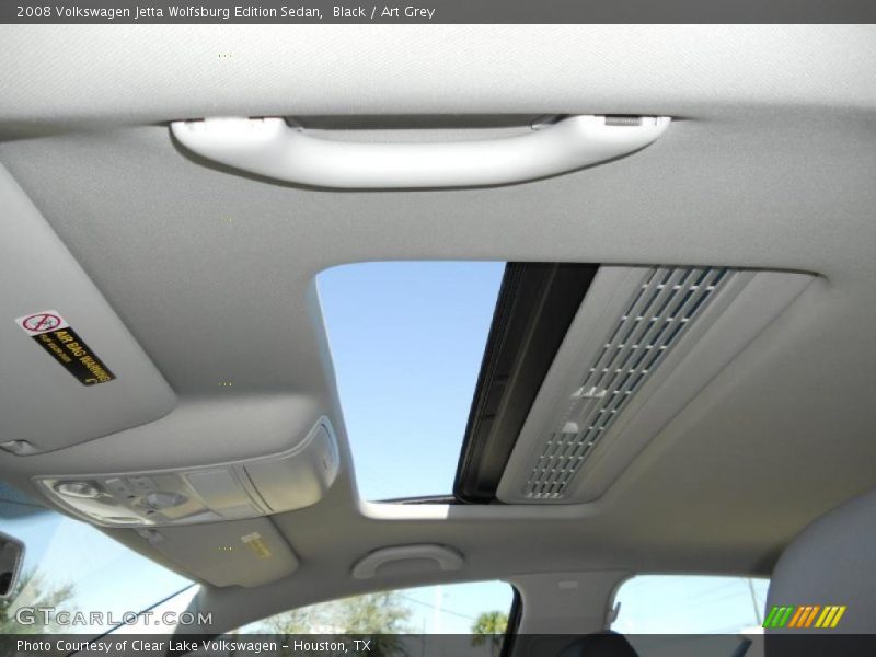 Black / Art Grey 2008 Volkswagen Jetta Wolfsburg Edition Sedan