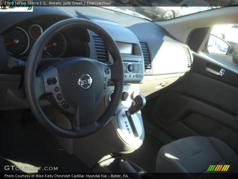 Metallic Jade Green / Charcoal/Steel 2008 Nissan Sentra 2.0