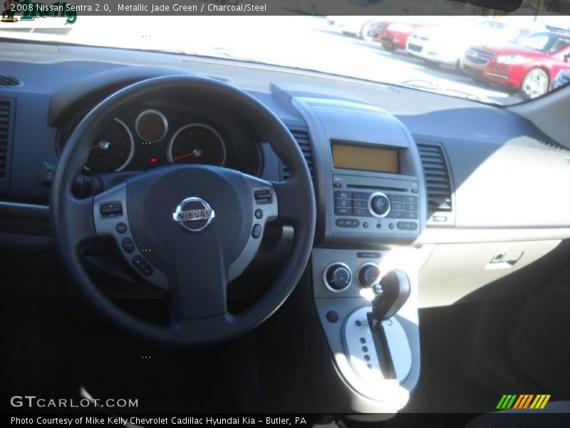 Metallic Jade Green / Charcoal/Steel 2008 Nissan Sentra 2.0