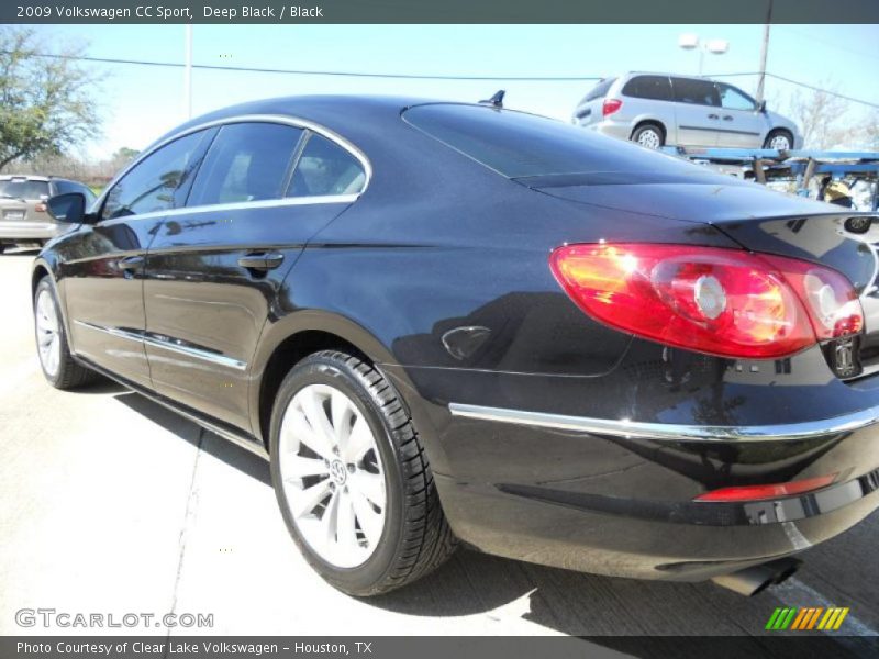 Deep Black / Black 2009 Volkswagen CC Sport