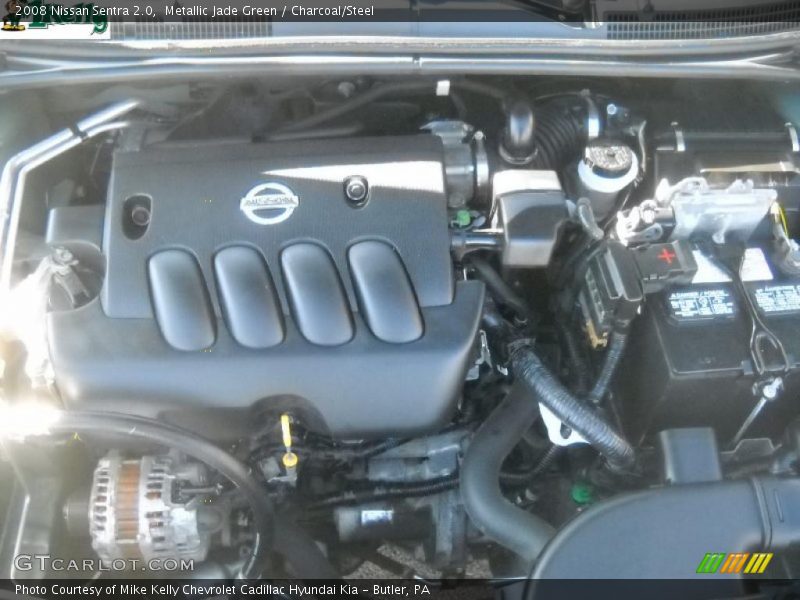 Metallic Jade Green / Charcoal/Steel 2008 Nissan Sentra 2.0