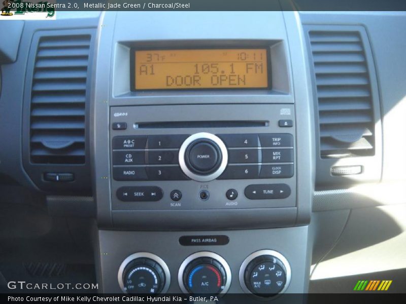 Metallic Jade Green / Charcoal/Steel 2008 Nissan Sentra 2.0